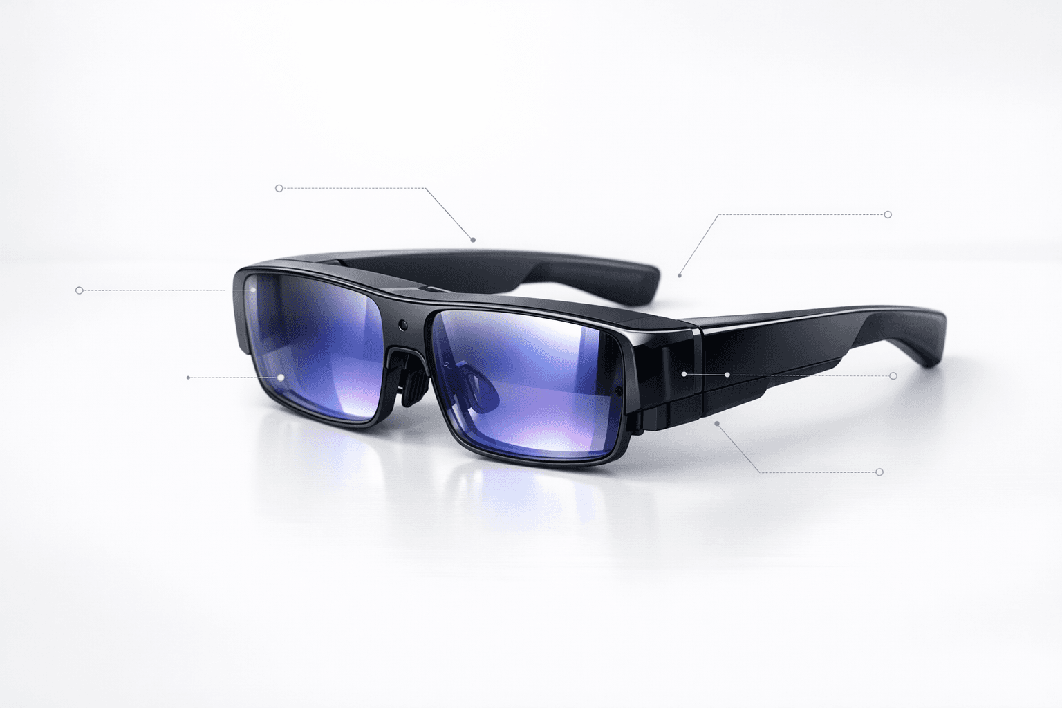 Lumina glasses detail render