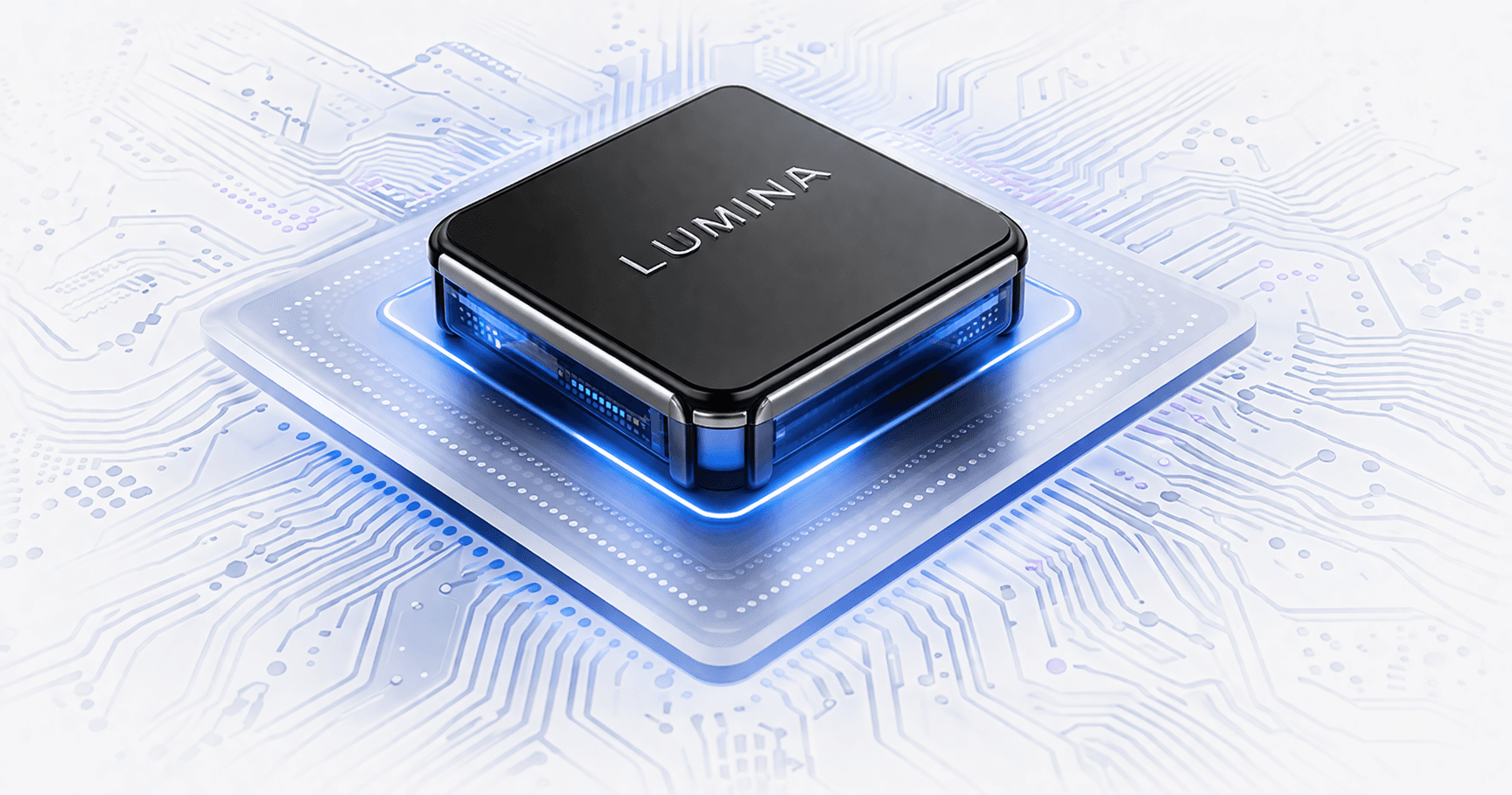 Lumina spatial computing chip render